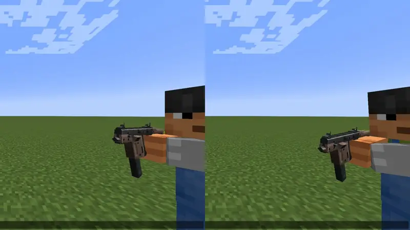 Improved bullet display at close range