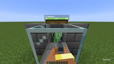 Glass block penetration