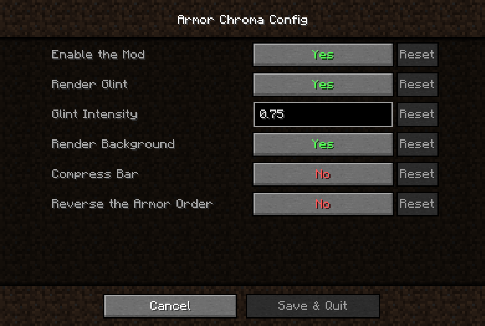 Armor Chroma for Fabric