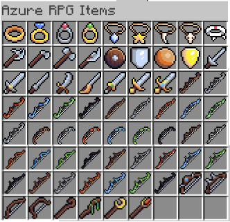 Azure RPG Items