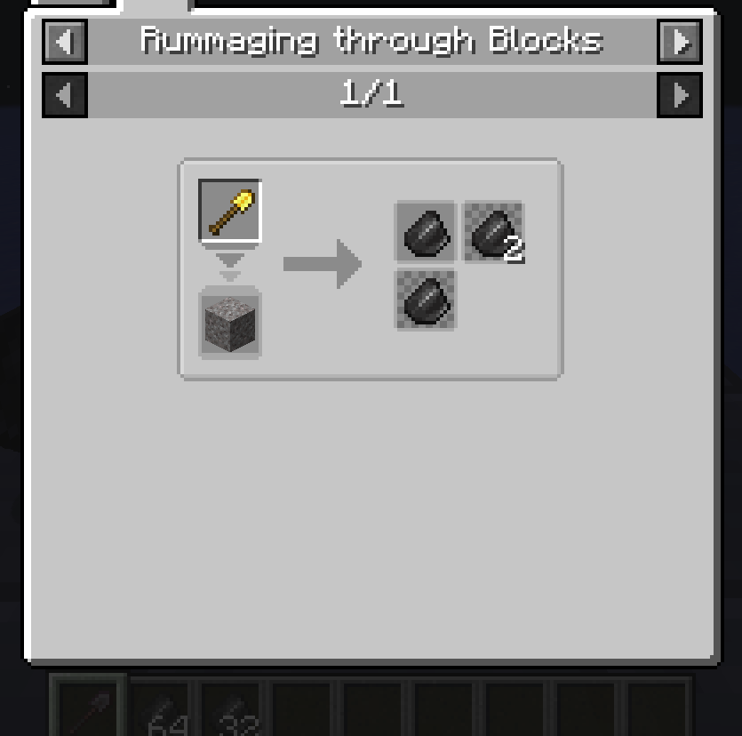 Rummage Through Blocks - Pebbles Not Included