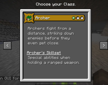 RPG Series Class Selection