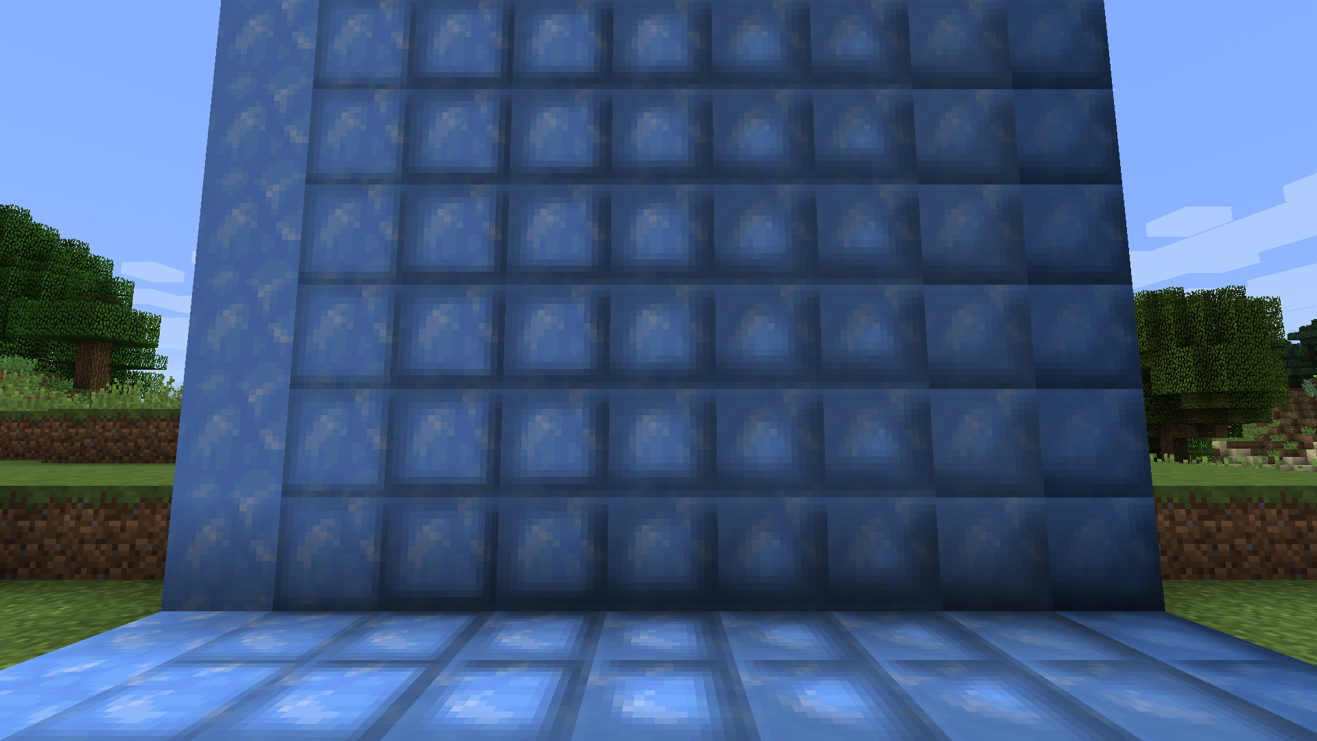 Compressed Blue Ice
