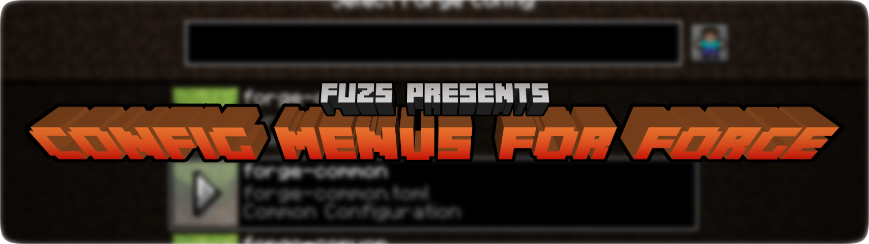 Forge Config Screens