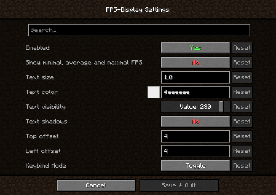 FPS - Display