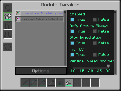 Gravitational Modulating Additional Unit