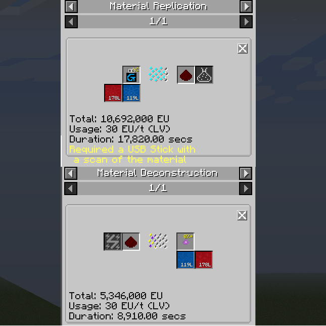 Material Replication