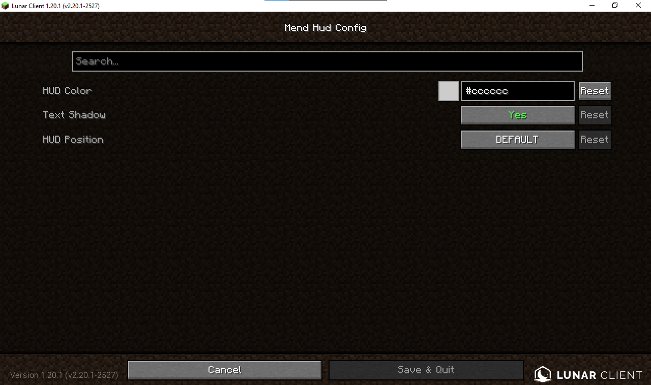 Mend Mod