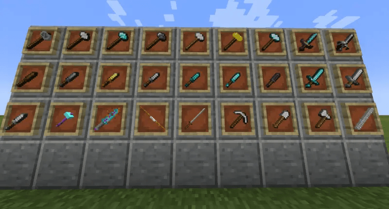 More Weapons and tools