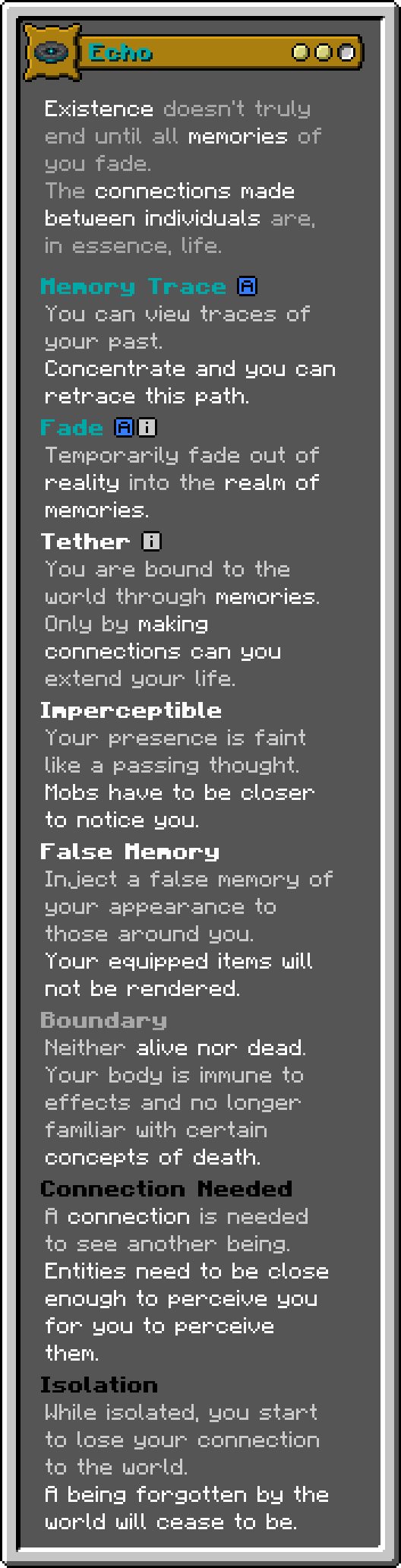 Origins: Echo Origin
