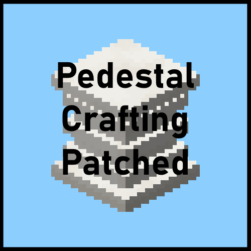 Pedestal Crafting - Patched