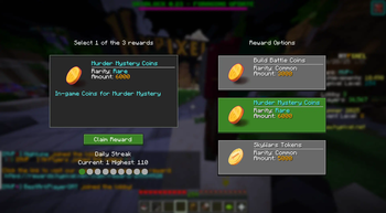 Reward Claim