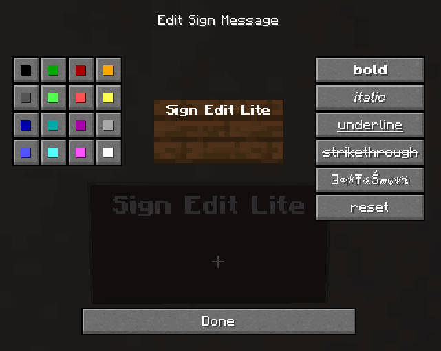 Sign Edit Lite