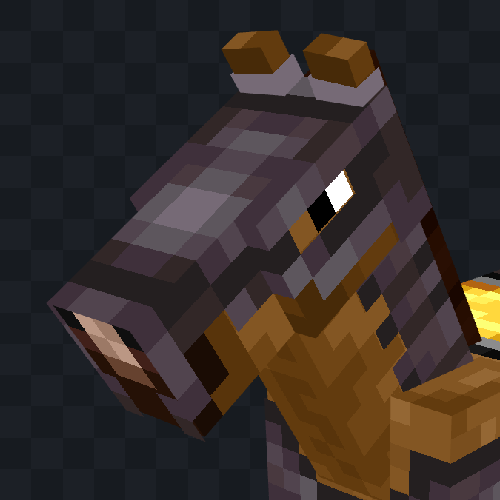 Simple Netherite Horse Armor