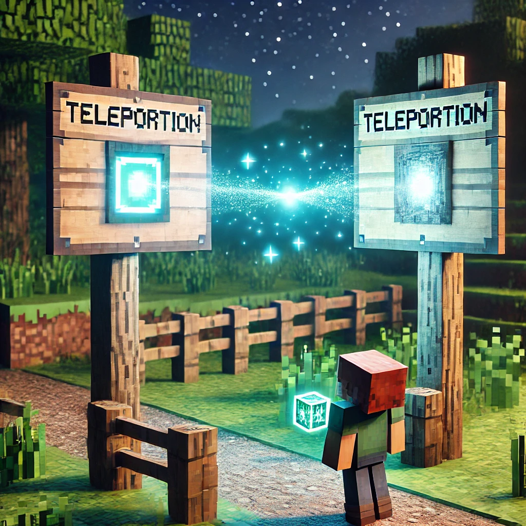 Скачать Teleport Sign — Minecraft Моды — MetaMods