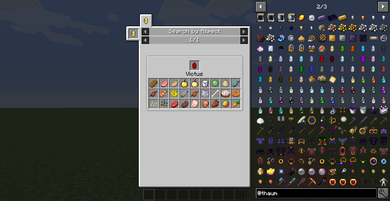 Thaumcraft 6 Aspects for JEI