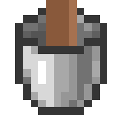 Villager In A Bucket