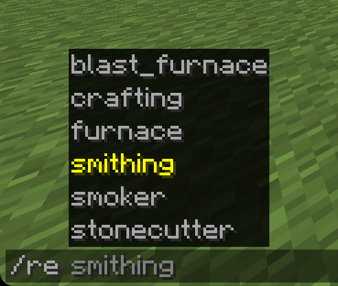 Workstation Recipe Exporter