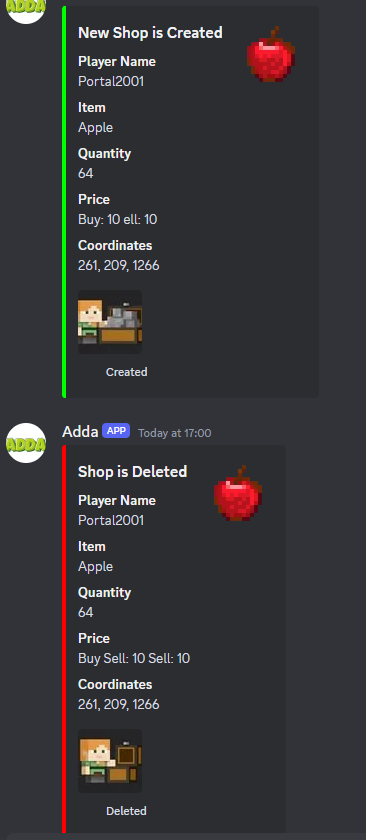 Addon adda for chestshop