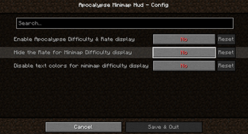 Apocalypse Minimap Hud