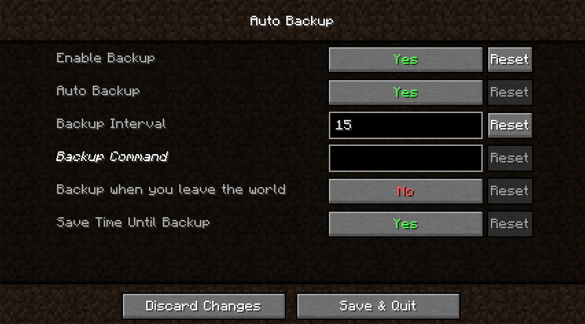 Auto Backup