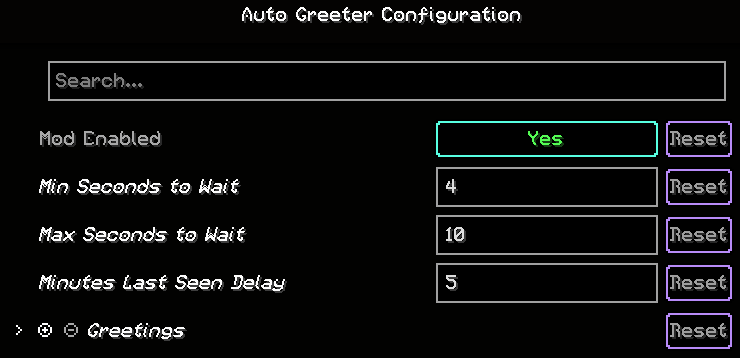 Auto Greeter
