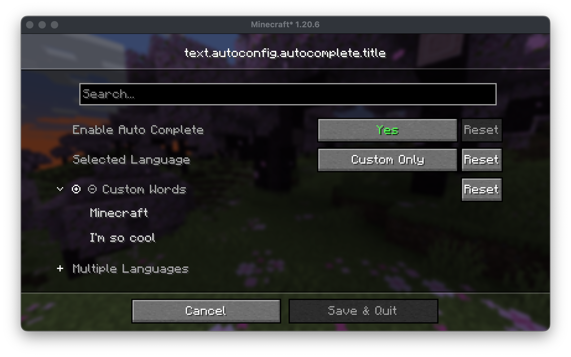 Auto Complete