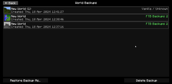 Backup Manager
