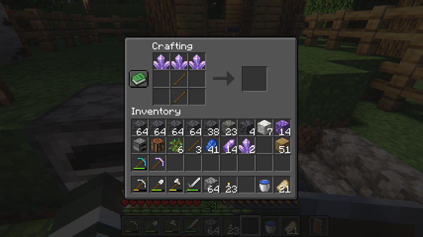 Better Amethyst Tool Crafting
