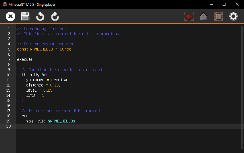 Better Command Block Editor