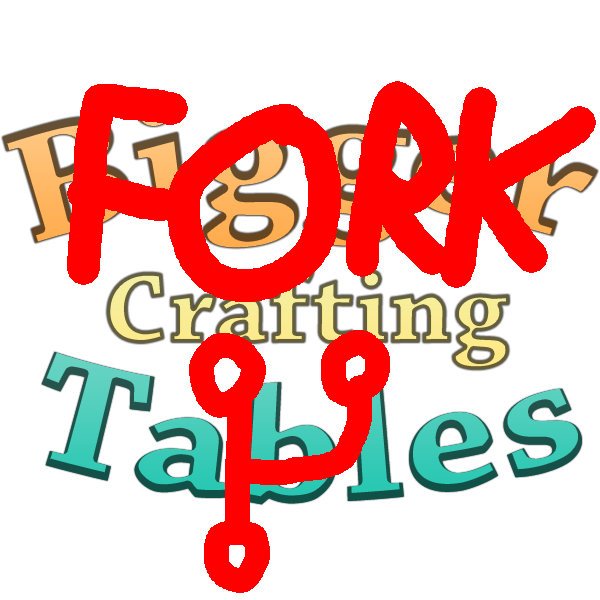 Bigger Crafting Tables - No Backpacks Edition