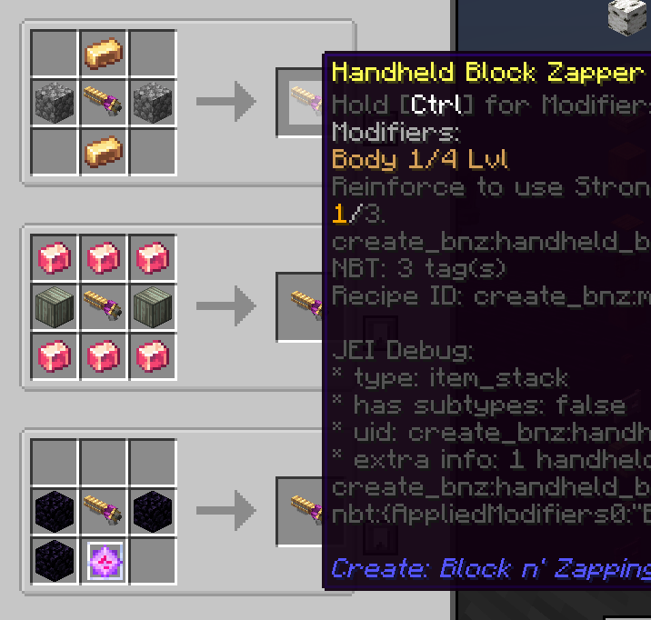 Create: Block n' Zapping