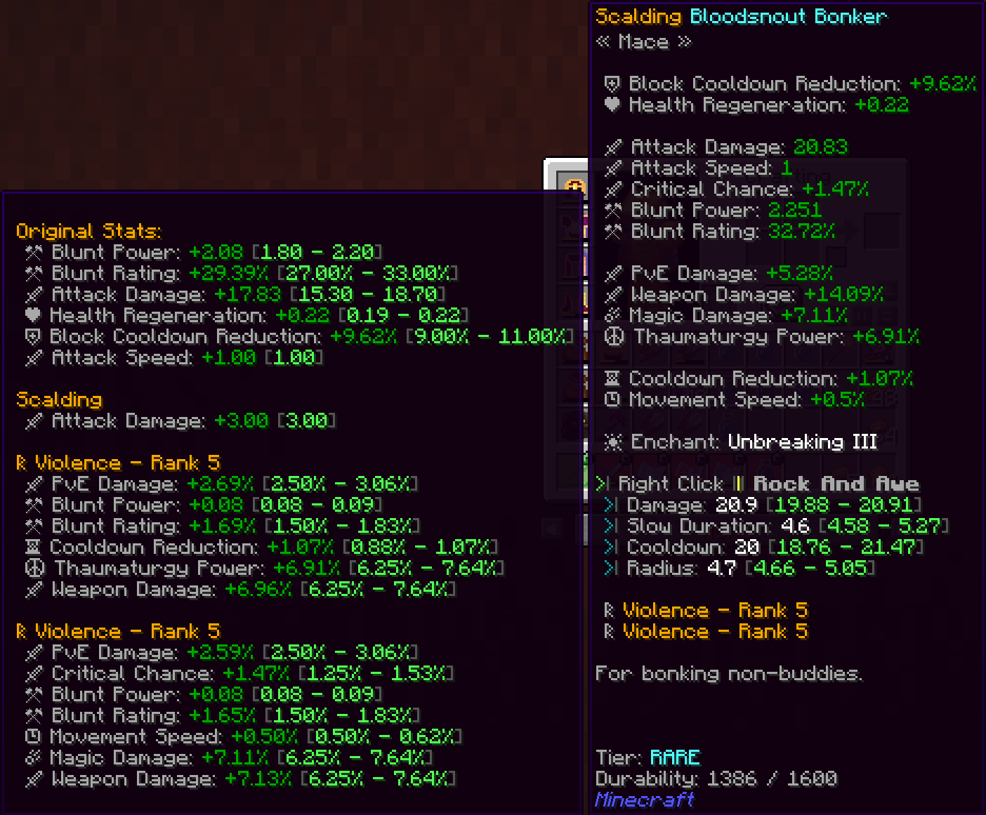 Blockgame Tooltips