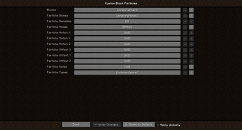 Block Particle Spawning