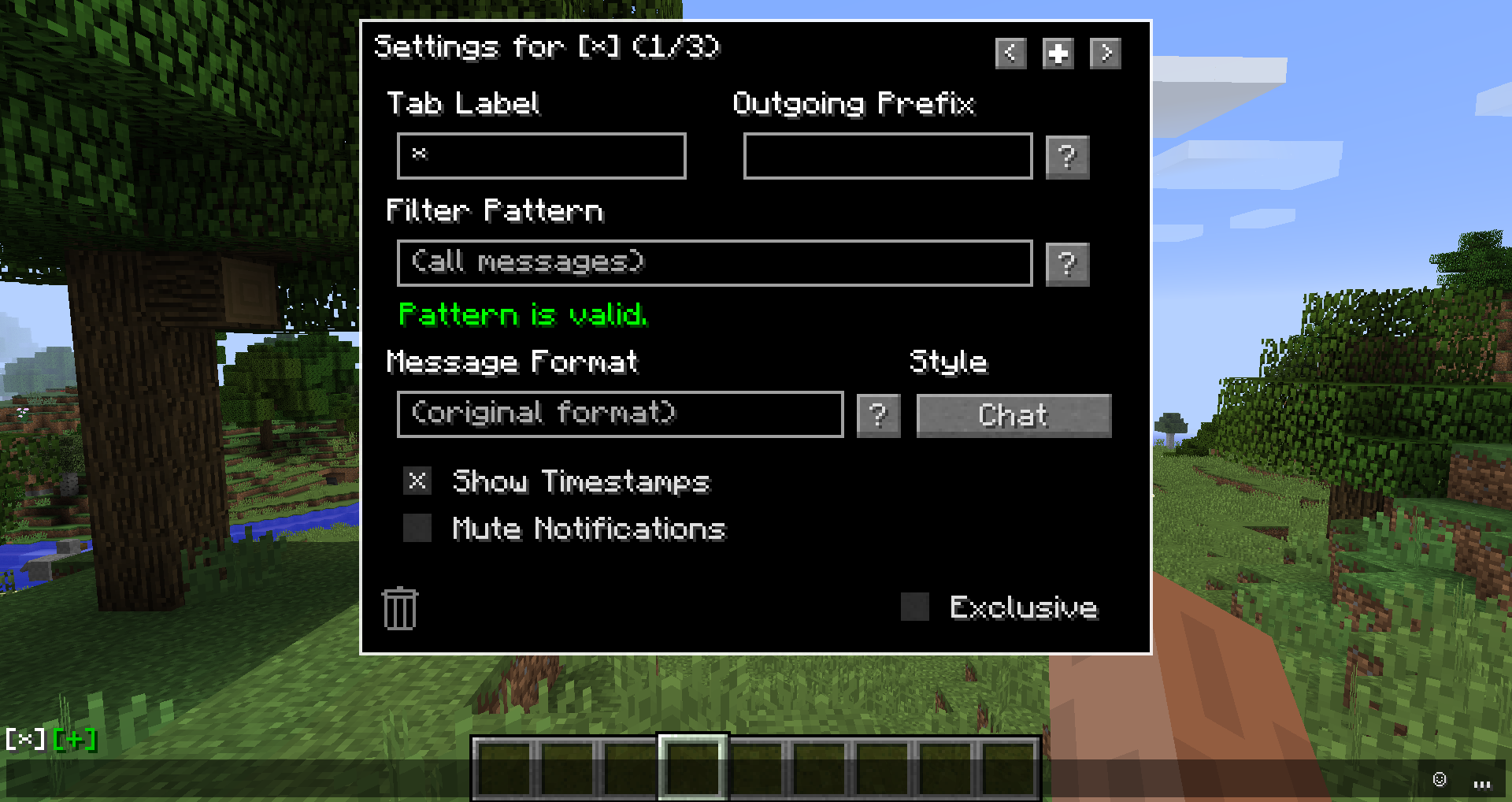 Chat Tweaks