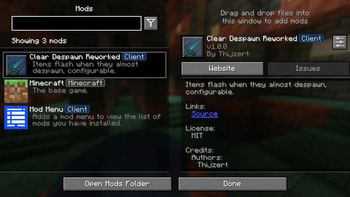 Clear Despawn Reworked