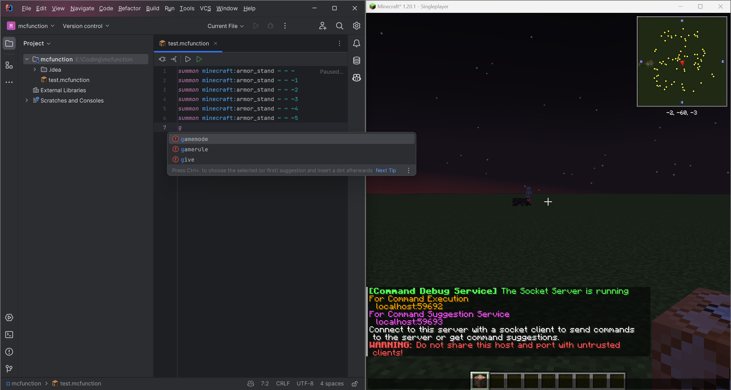 Command Debug Service