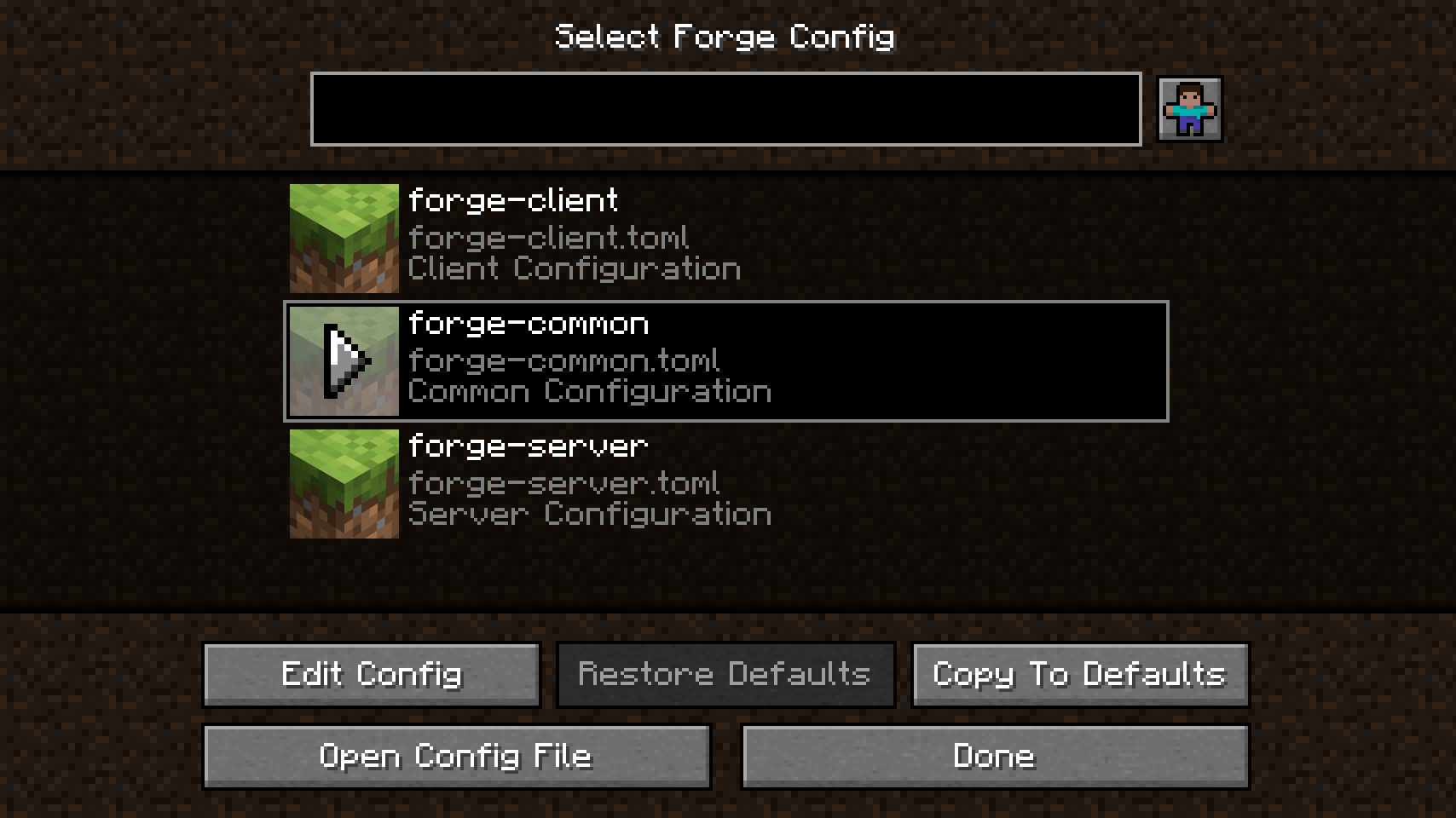 Forge Config Screens [Forge & Fabric]