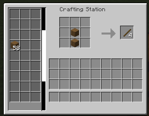 Crafting Station but it's Fabric