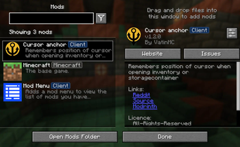 Cursor Anchor