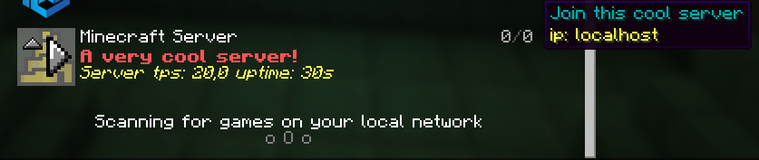 Custom Server MOTD