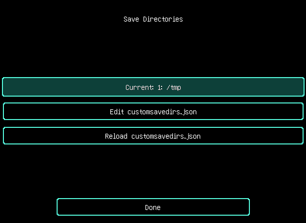 CustomSaveDirs
