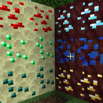 Elementary Nether and End Ores