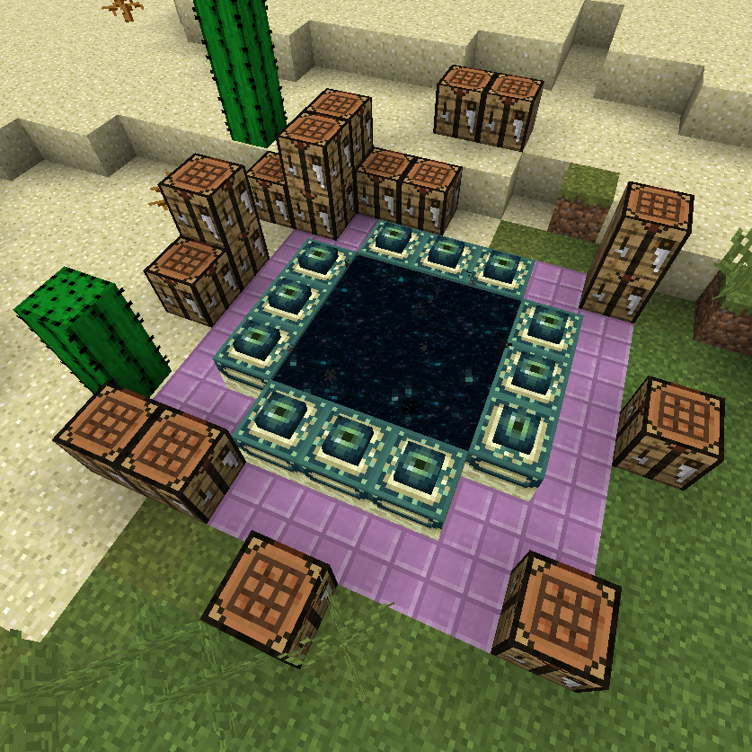 End Portal Recipe (Legacy Fabric)
