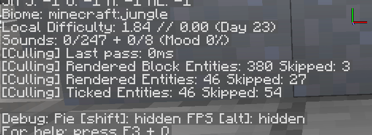 Entity Culling