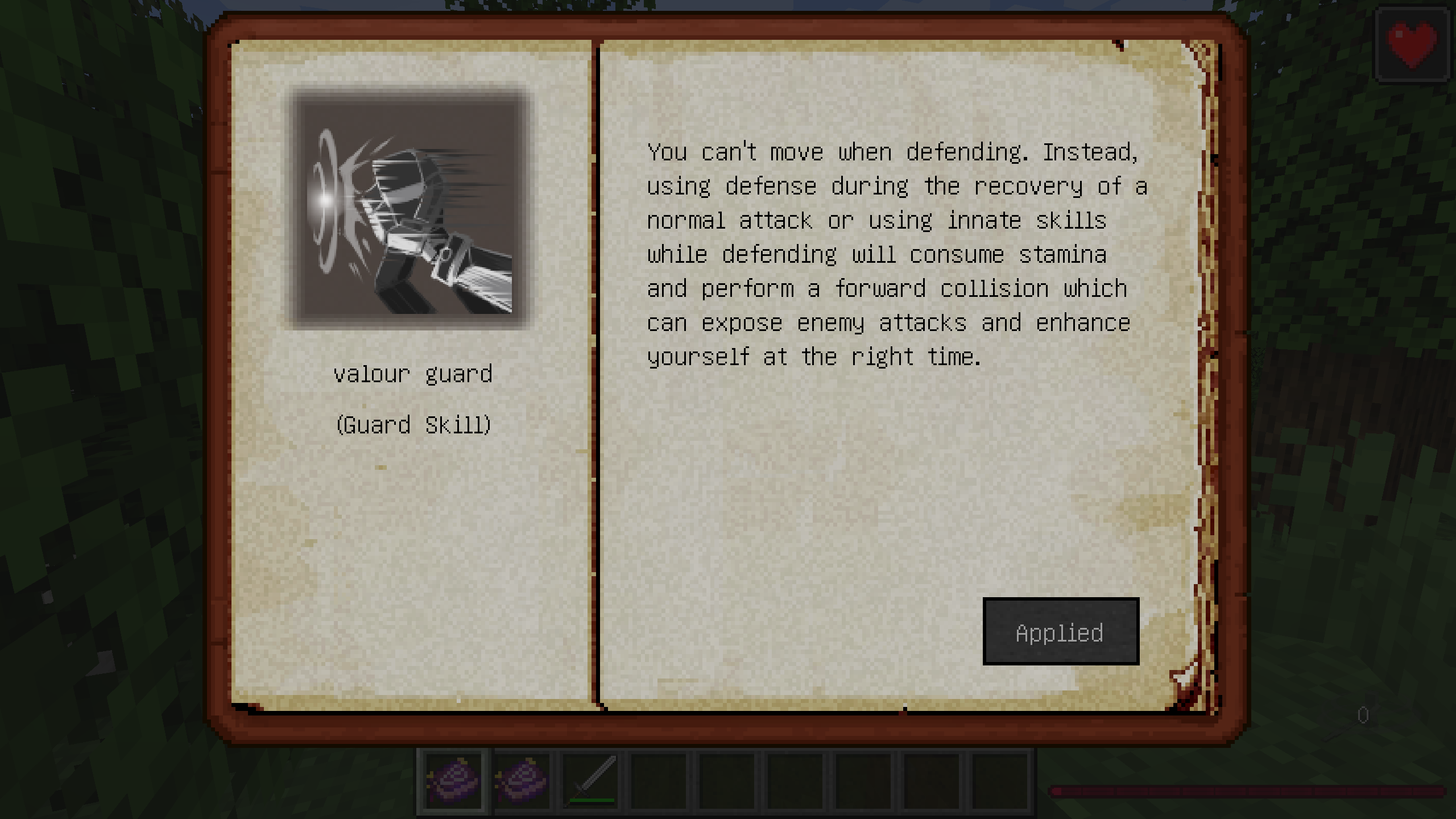 Epic Fight - Valour Guard