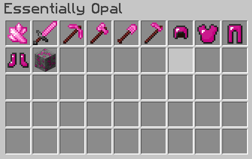 Essentially Opal Armor & Tools