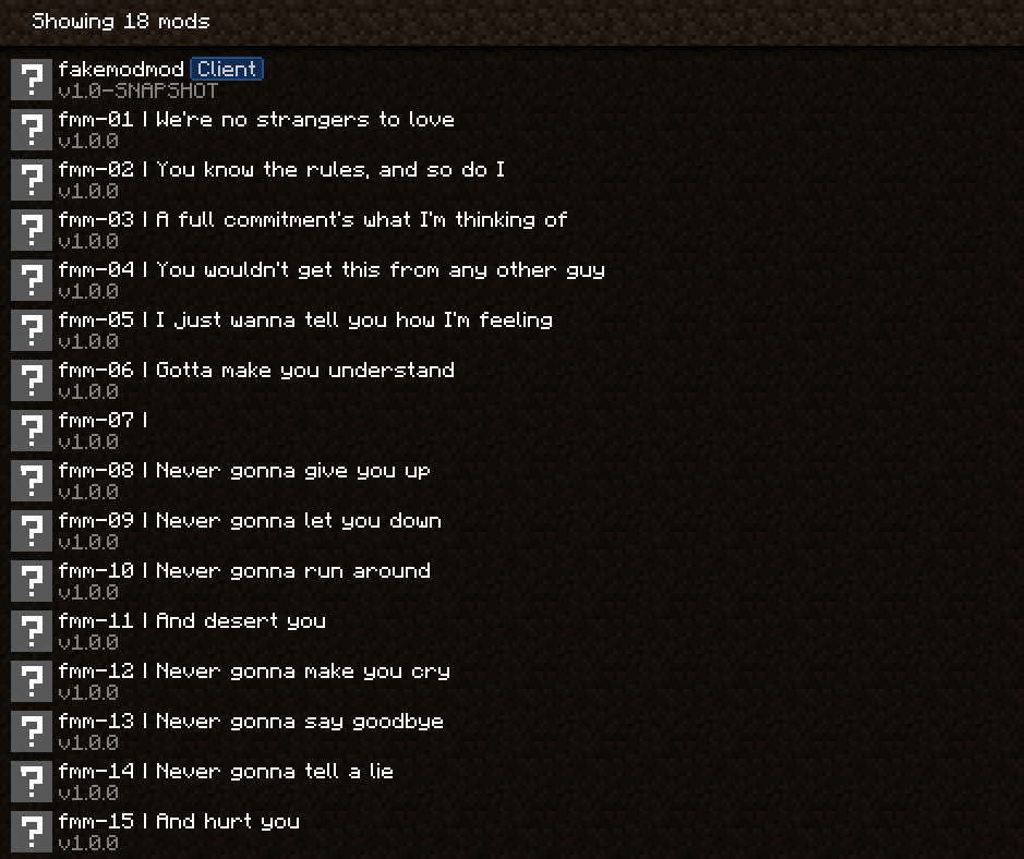 FakeModMod