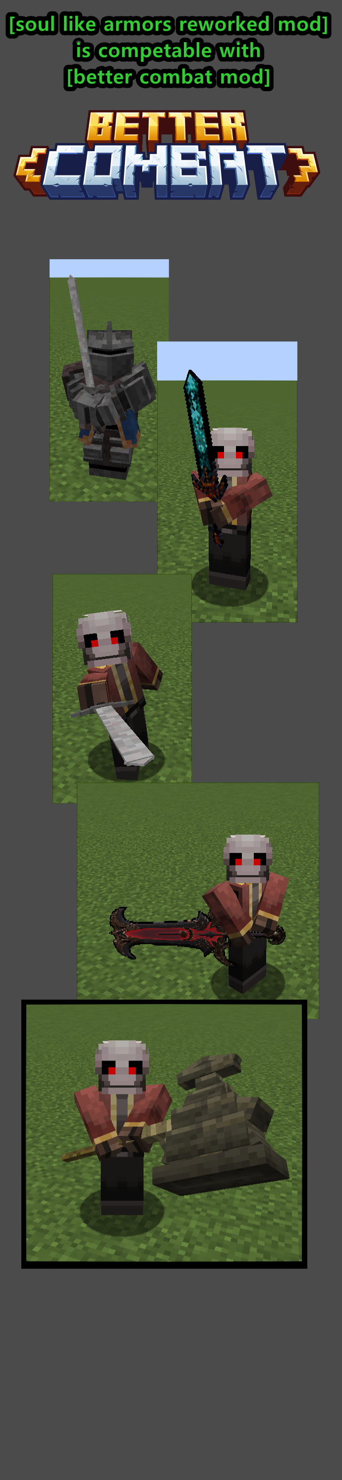 [MOVED] soul like armors reworked
