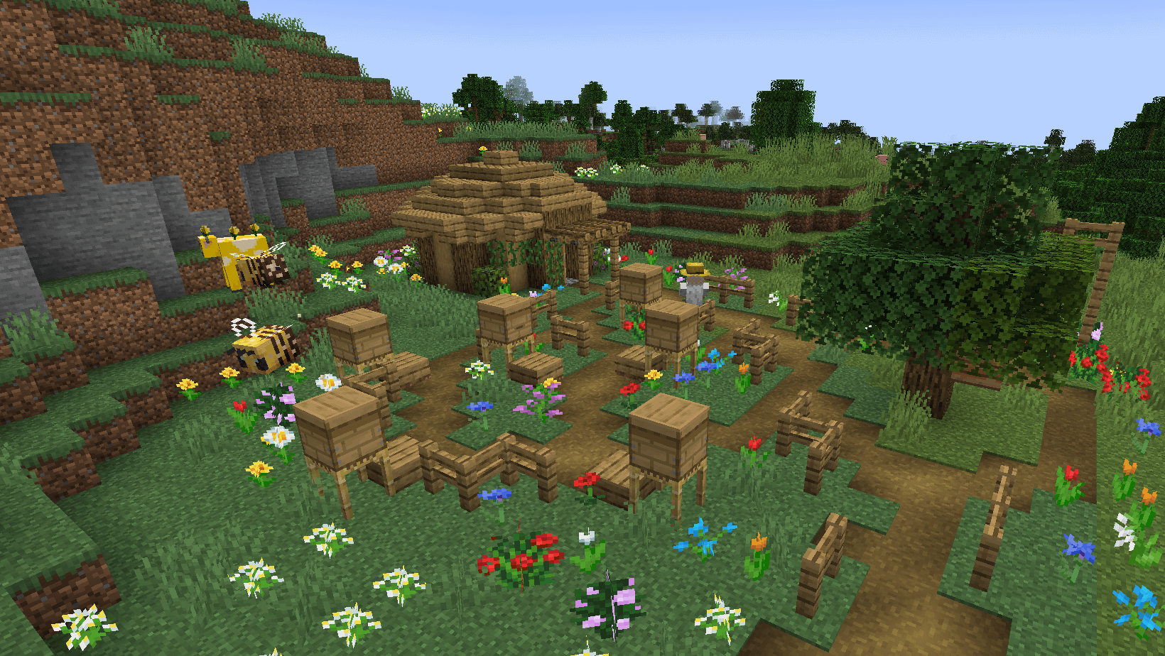 Friends&Foes - Beekeeper Hut (Forge/NeoForge)